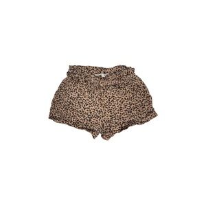 Aerie Leopard Print Paperbag with Tie at Waist Camp Shorts - Size Medium